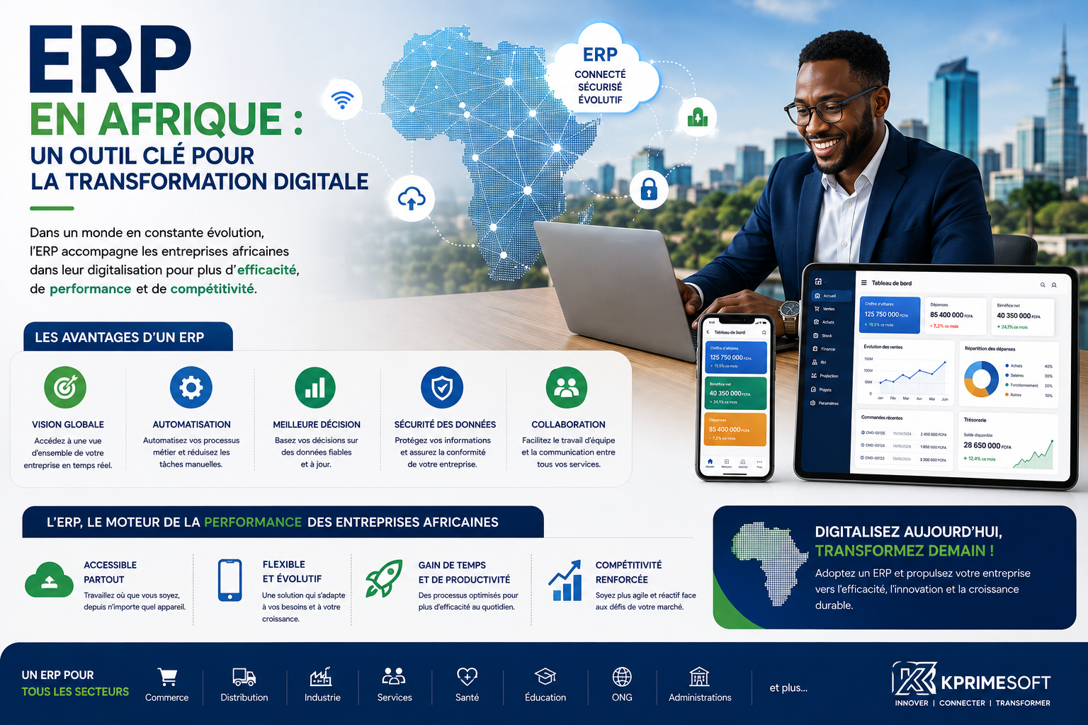 ERP en Afrique : un outil clé pour la transformation digitale